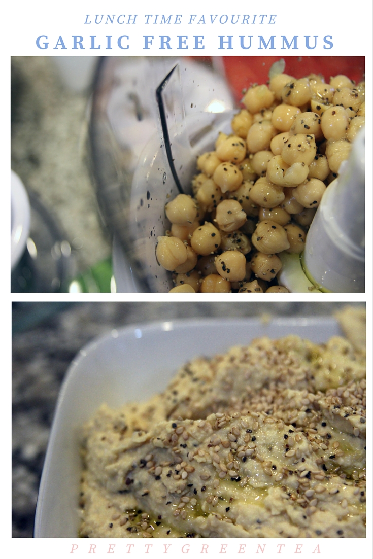 Garlic free hummus Recipe Prettygreentea