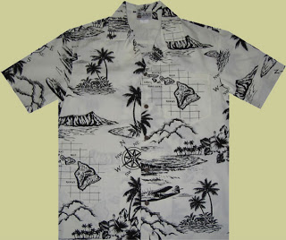 Hawaiian shirt - for him, for her. - Prettygreentea