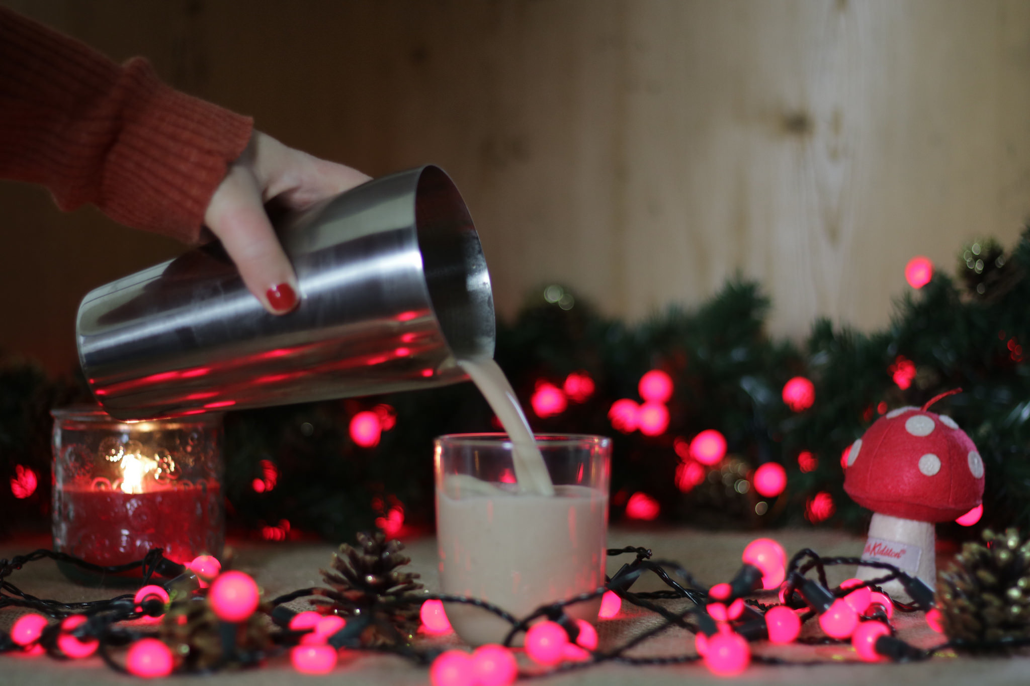 Bulleit Bourbon Vegan Eggnog Prettygreentea